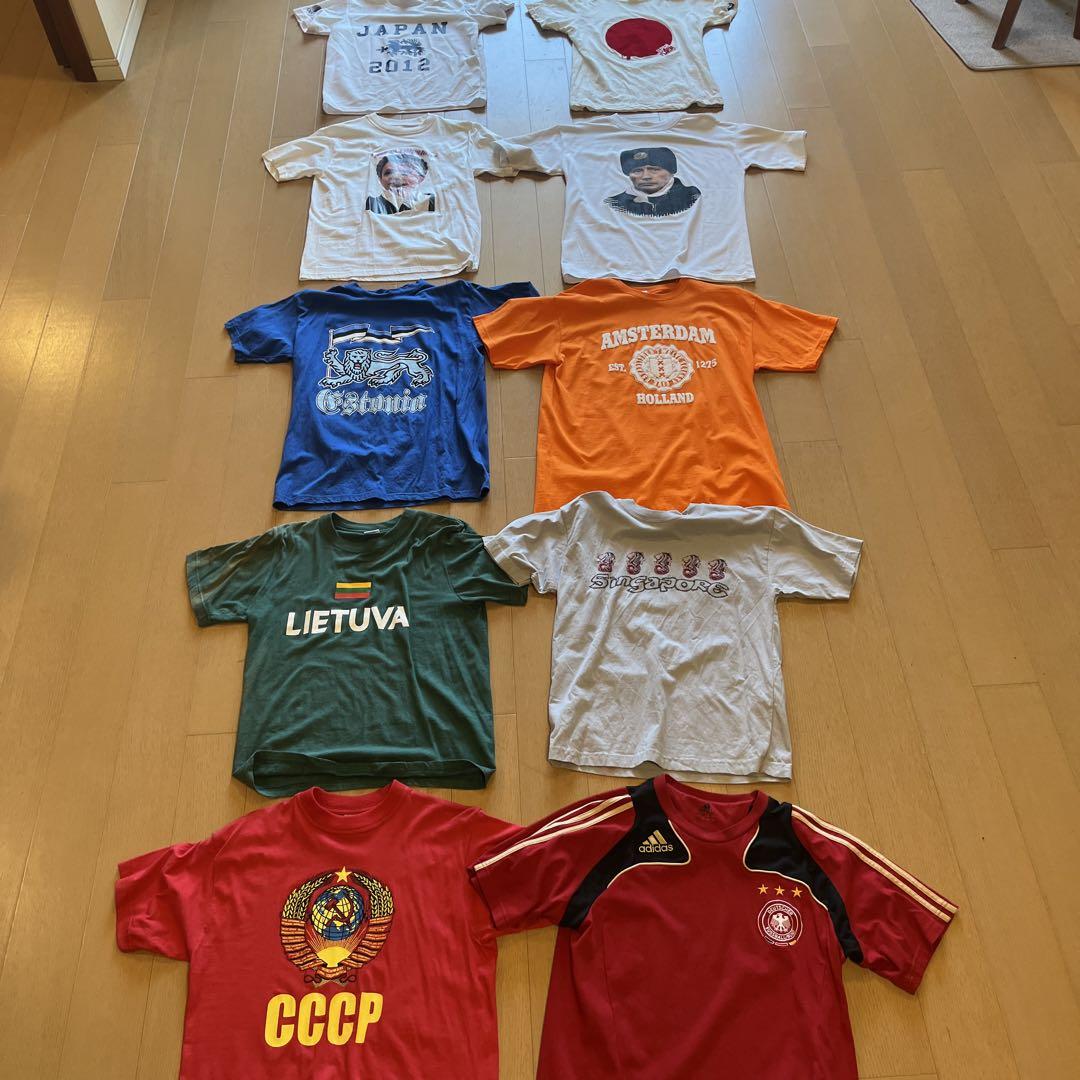 Tシャツコレクション（リトアニア、オランダ、旧ソ連、2012年）