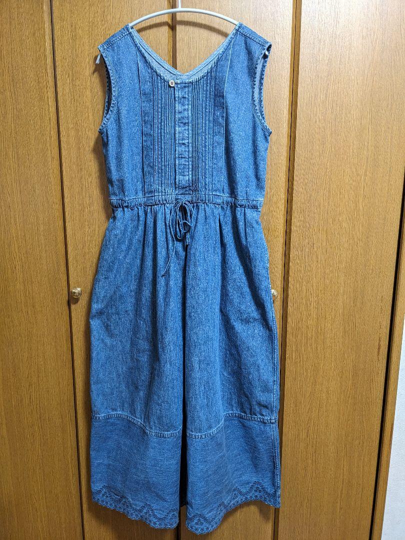 最終お値下げ♪45R45rpm　麦比古デニムのペチドレス（重） 最終お値下げ♪45R45rpm 麦比古デニムのペチドレス（重）