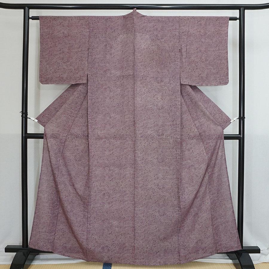 夏衣 絽 躾糸付未使用 正絹江戸小紋 155cm j716 【大放出セール