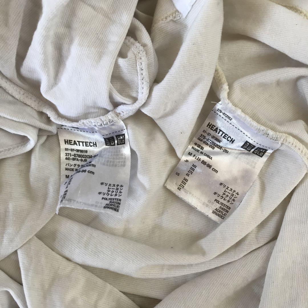 UNIQLO HEATTECH上質ヒートテック長袖Tシャツ二枚