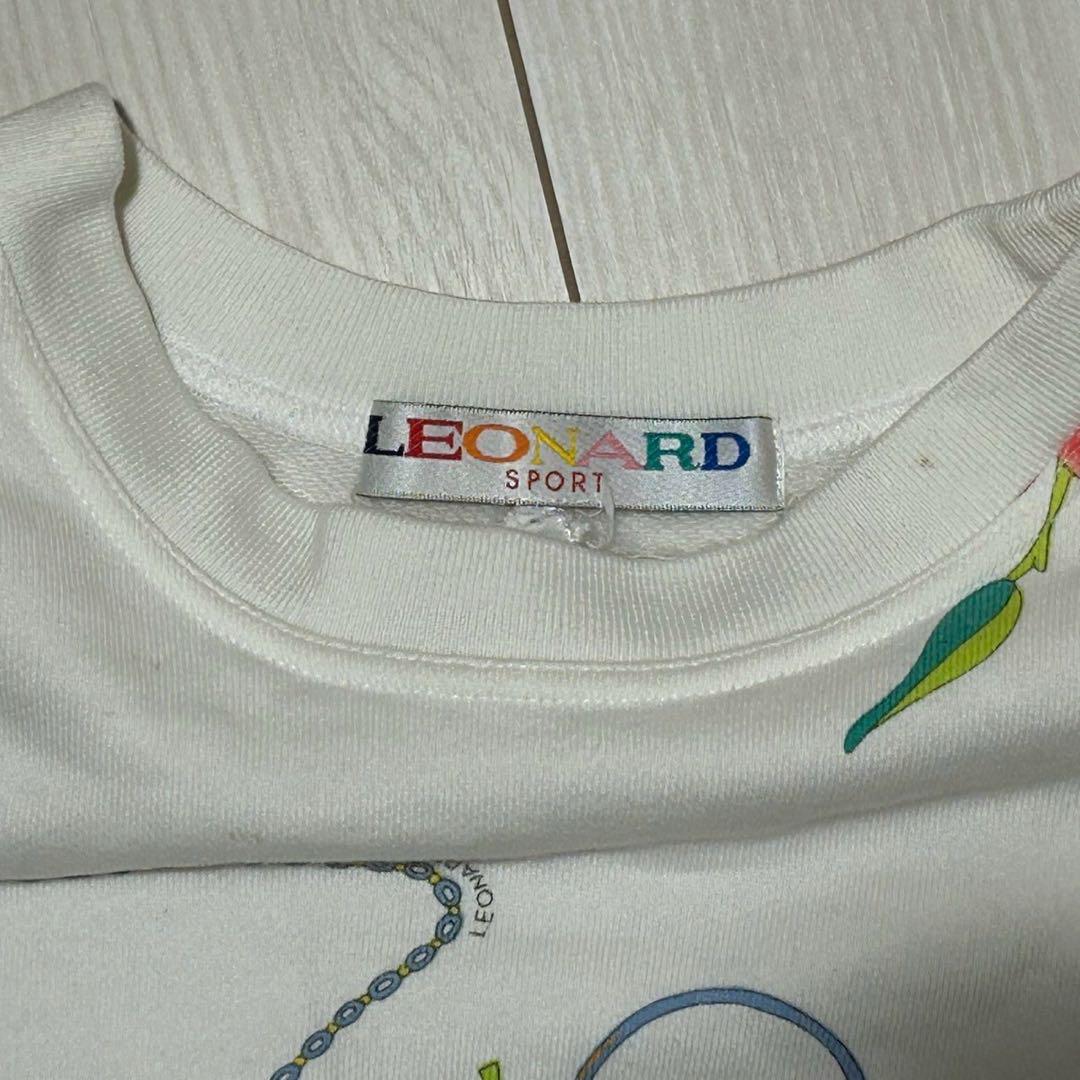 『LEONARD』レオナール(F)トレーナー スウェット 総柄 ゆるダボ 『LEONARD』レオナール(F)トレーナー スウェット 総柄 ゆるダボ