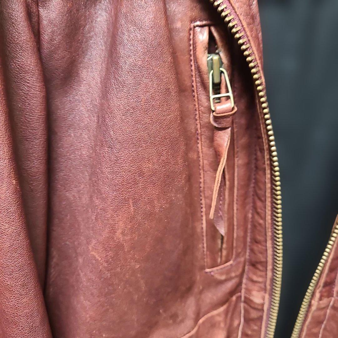 ⭐AVIREX 羊革 革ジャン size L⭐ ⭐AVIREX 羊革 革ジャン size L⭐