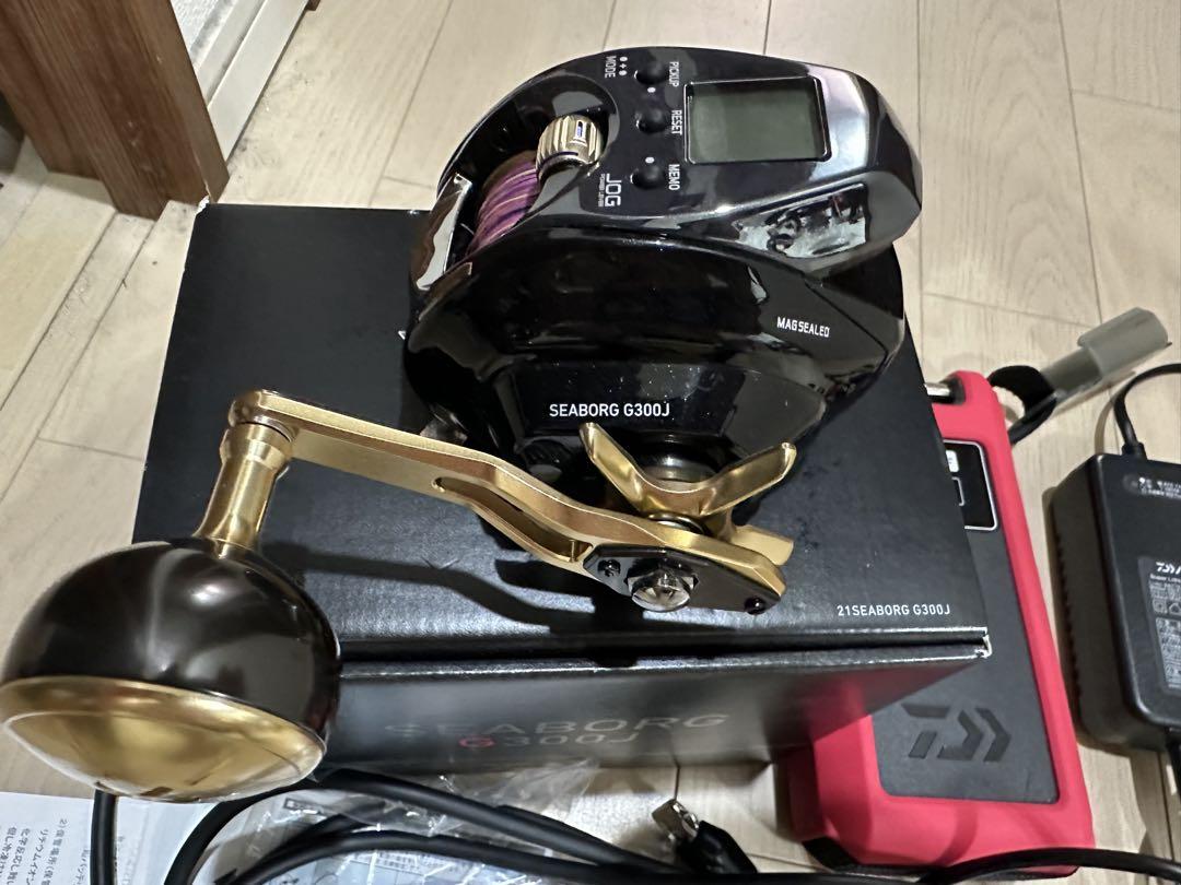 SEABORG G300J 電動リール ダイワ リチウムイオンバッテリー
