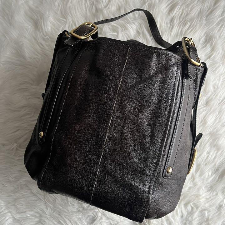 特価お得 美品 A4可 TOD’S トートバッグ ダークブラウン pvc レザー GoHN3-m18458017469 格安2022