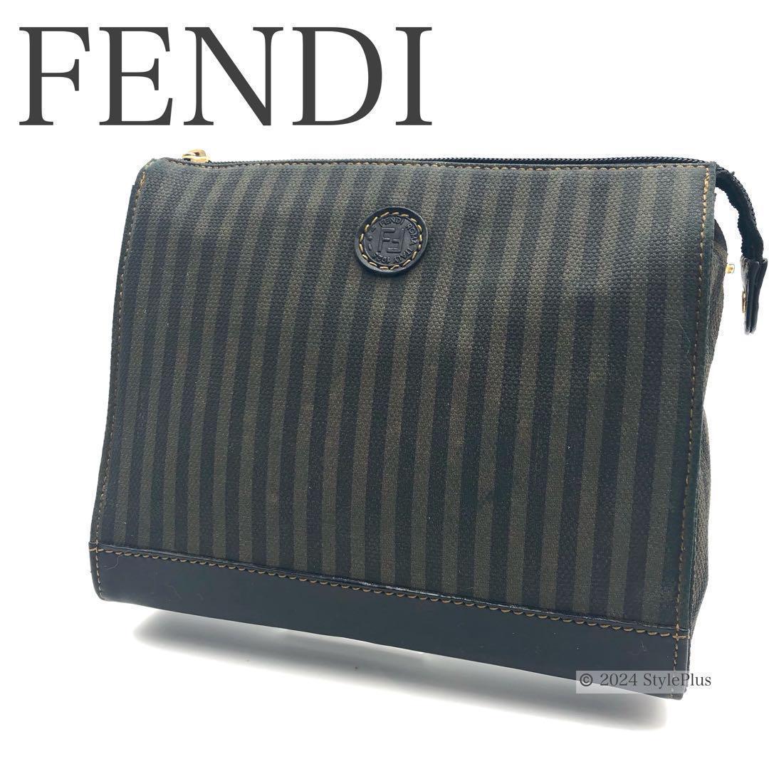 美品 FENDI✨フェンディ ペカン柄 クラッチバッグ セカンドバッグ