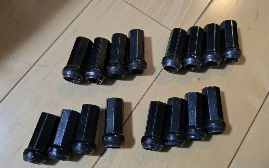 協永産業 ホイールナット 極限 ナット M12X1.5 ブラック 42mm