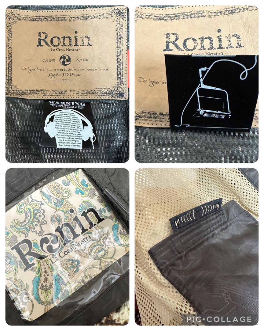 希少! BURTON RONIN バートン パイソン柄 スキー、スノボウェア 希少! BURTON RONIN バートン パイソン柄 スキー、スノボウェア