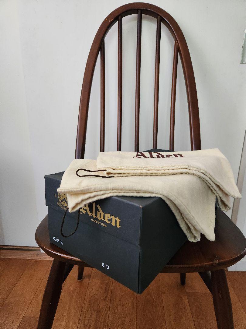 【ざい】美品” ALDEN（オールデン）4545H タンカーブーツ 8D