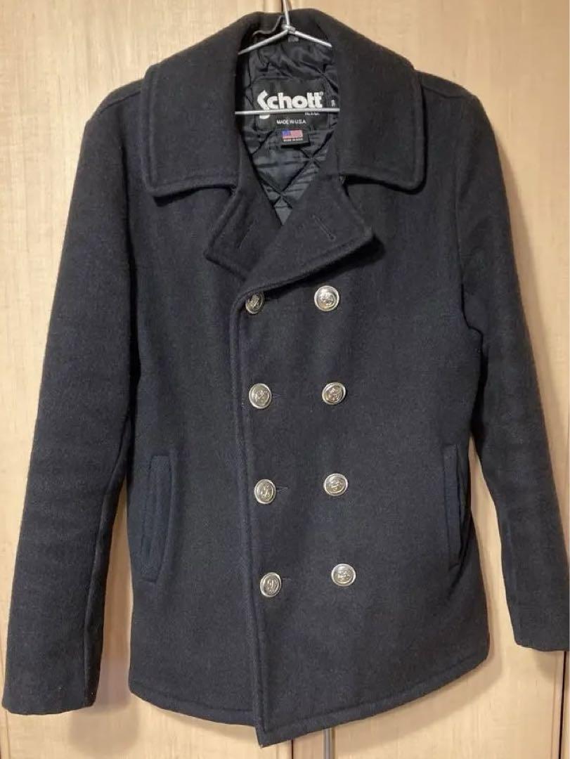 Schott ヴィンテージ　Pコート　メタルボタン