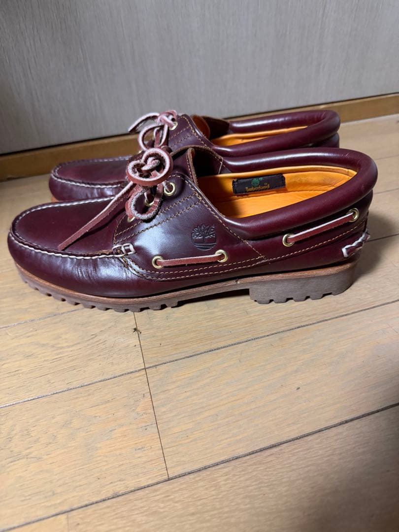 【定番】ティンバーランド デッキシューズ 3eye クラシック バーガンディ 【定番】ティンバーランド デッキシューズ 3eye クラシック バーガンディ