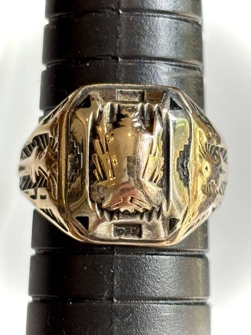 カレッジリング 10K STERLING HERFF JONES社 1930年代