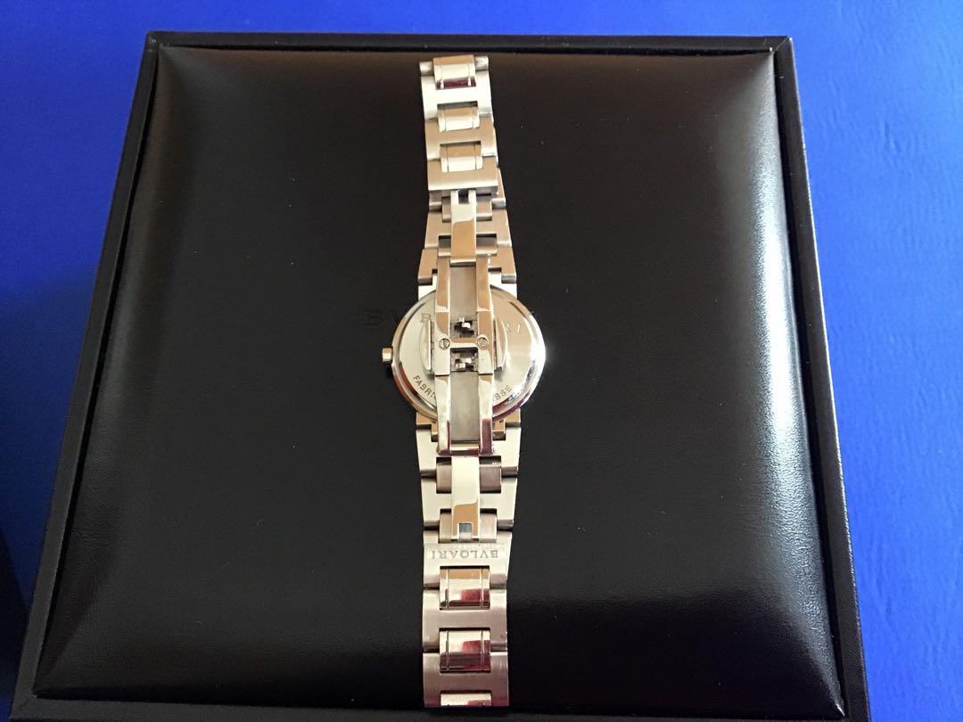 BVLGARI ブルガリ BB26SS ホワイト クオーツ 時計 保証書付