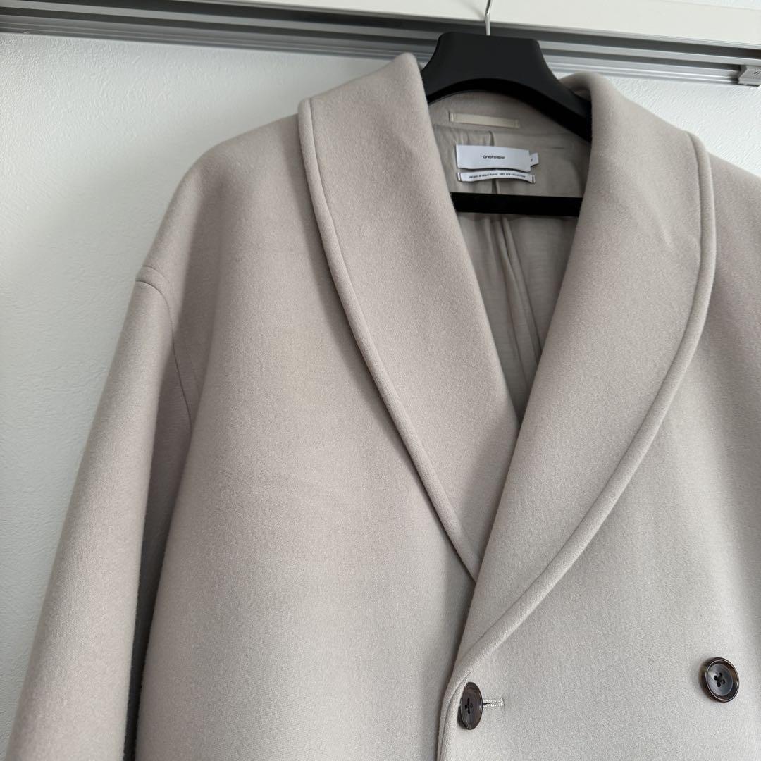 ジャケット・アウター SCALE OFF MELTON SHAWL COLLAR COAT