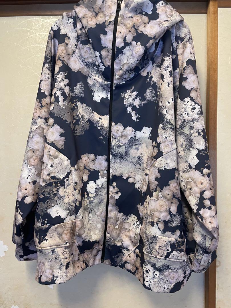 balmung 18SS グラフィックジャージーハイネックビッグパーカー
