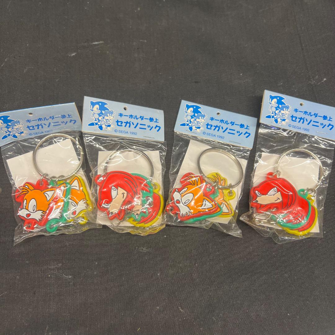 〇Ha右1078 未使用 キーホルダー参上 セガソニック 4点まとめ