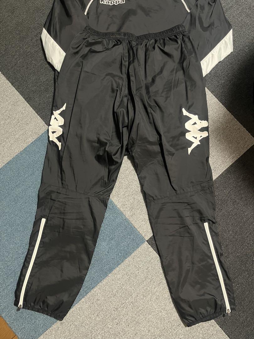 [美品]Kappa ピステ・ウィンドブレーカー ブラック/ホワイト　上下