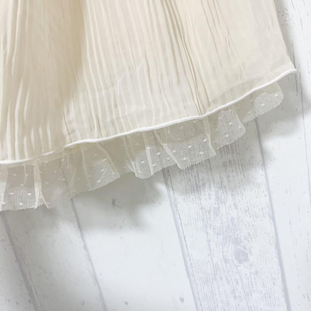 【美品】LIZLISA キャミソール トップス レース リボン フリル