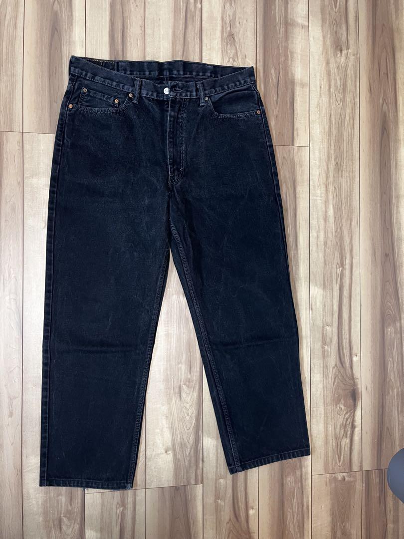LEVI’S 550ブラックデニム 極太 L32 W38