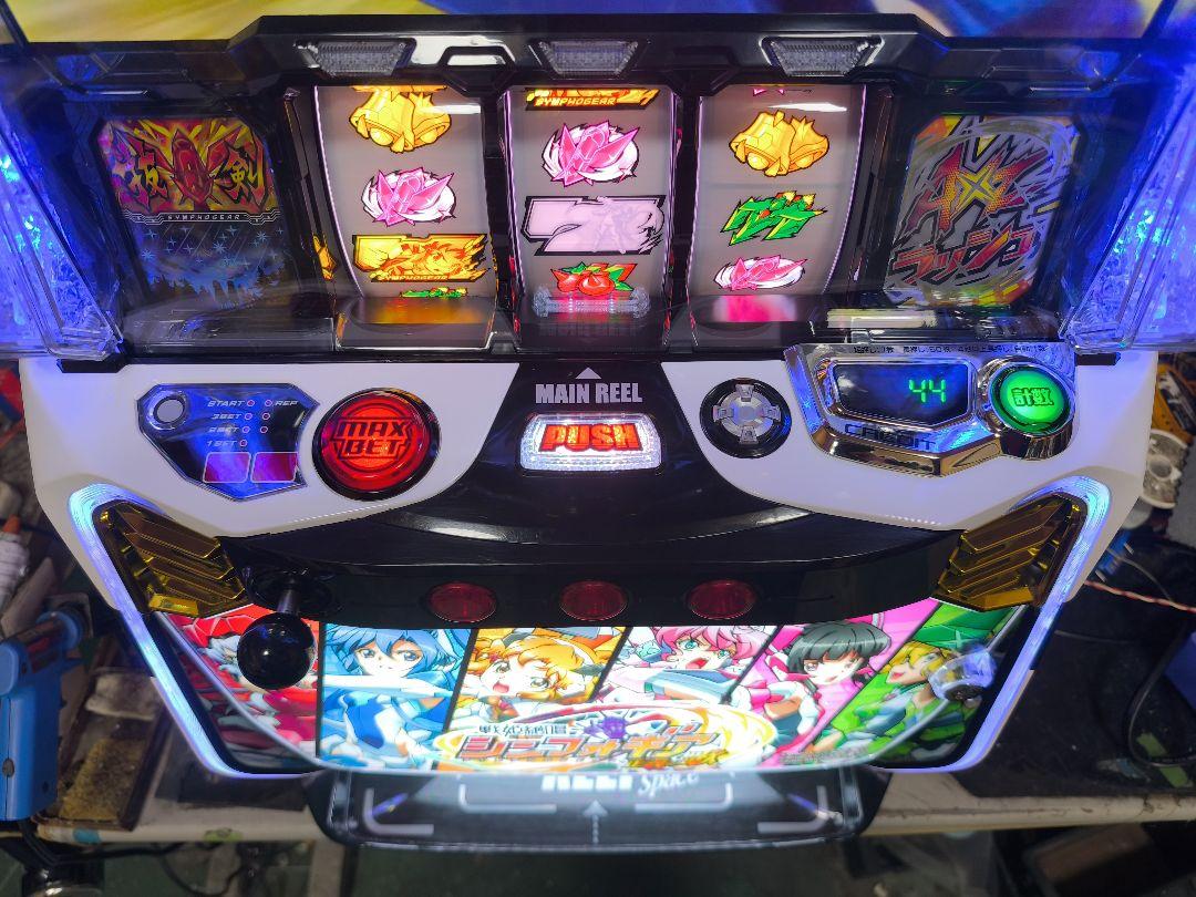 【本州送料込】パチスロ中古実機 L戦姫絶唱シンフォギア 正義の歌 簡易ユニット付