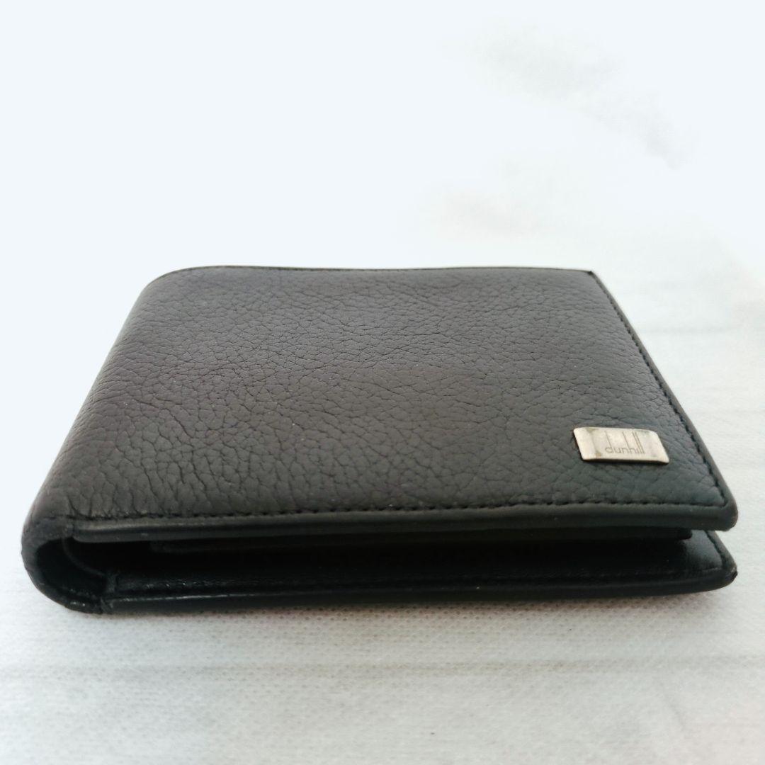 Dunhill ダンヒル レザー二つ折り財布 アボリティーズ ブラック
