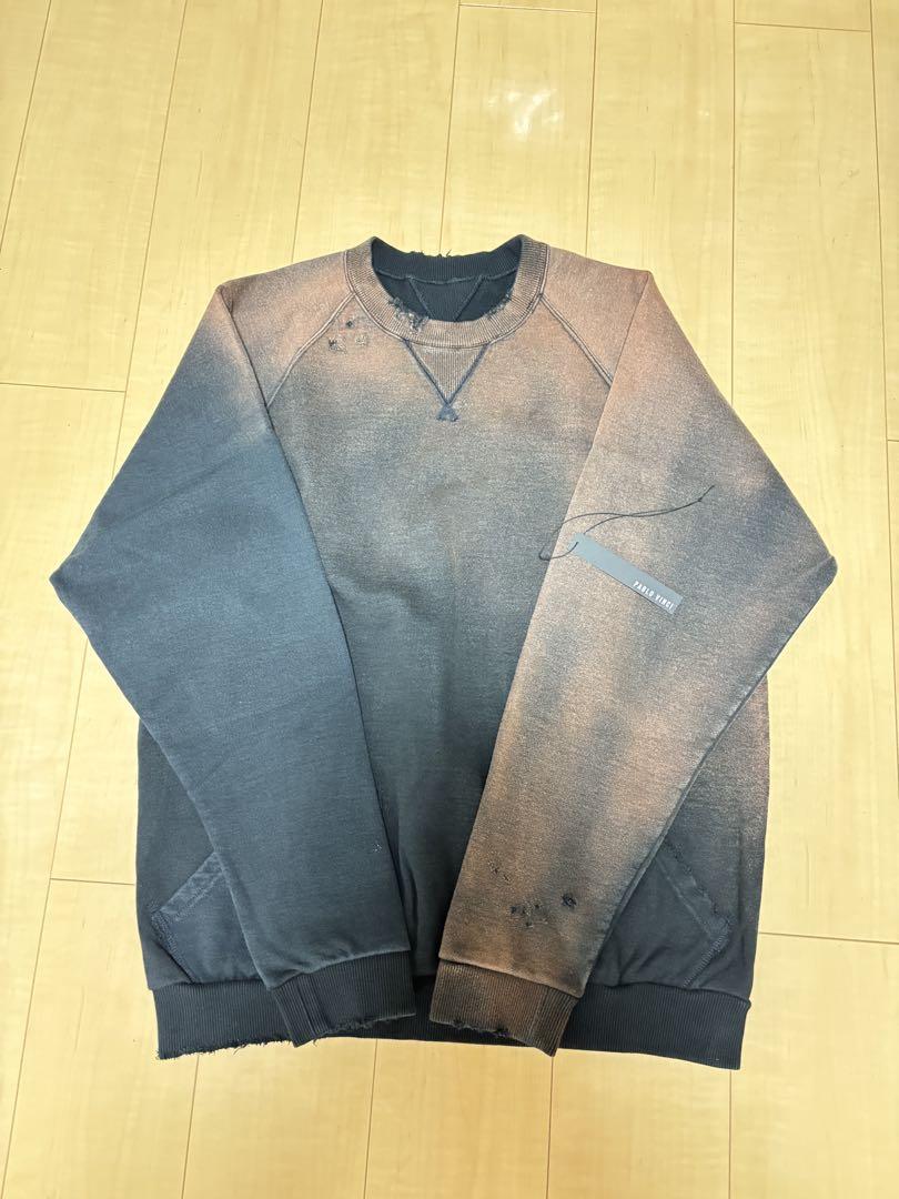 【新品・未使用】【カワシマタカヒロ】サンフェード　ダメージスウェット