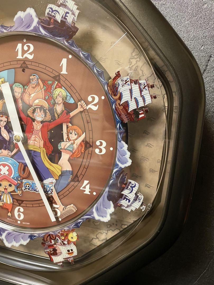 ワンピース　ONE PIECE からくり時計　壁掛け時計　リズム時計