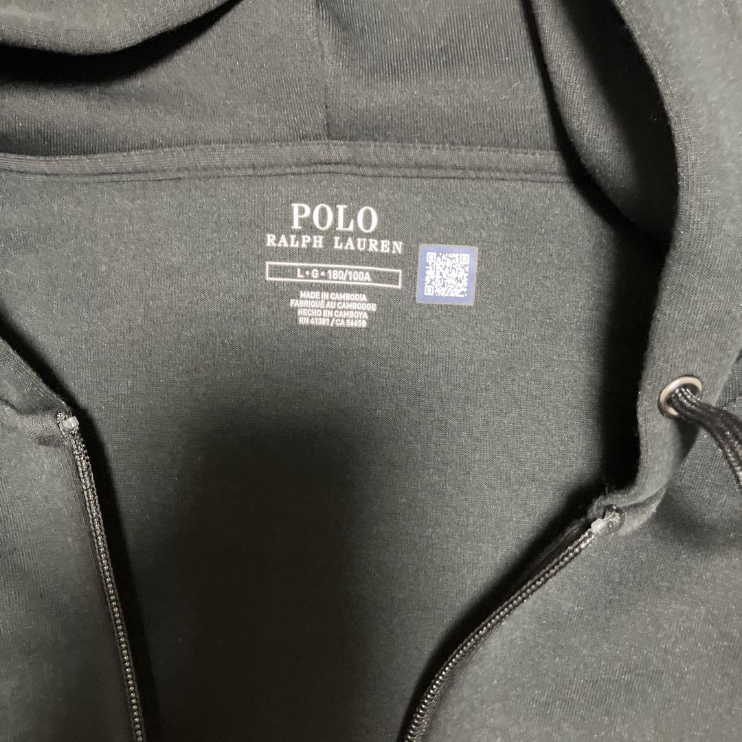 Polo Ralph Lauren ブラック パーカー L ポロ ラルフローレン