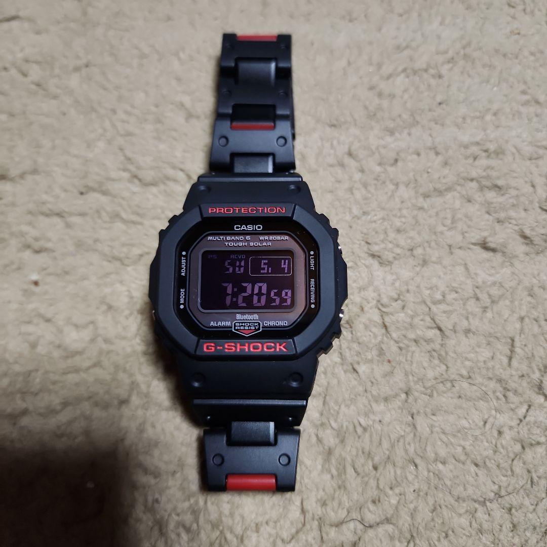 G-SHOCK GW-B5600 ブラック/レッド
