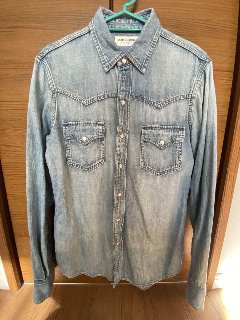 SAINT LAURENT PARIS ウエスタンデニムシャツ サイズS