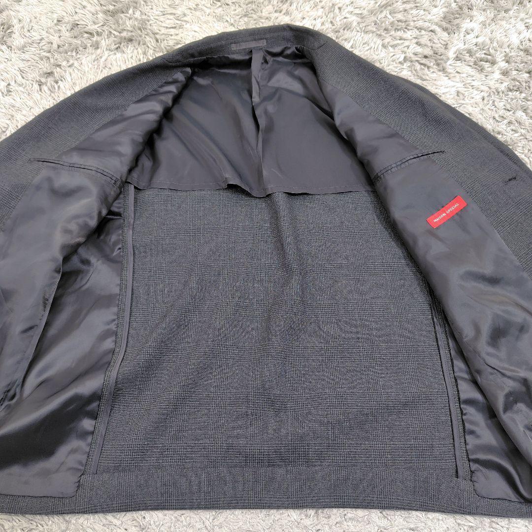 MAISON SPECIAL ESWOOL グレンチェックラグランジャケット