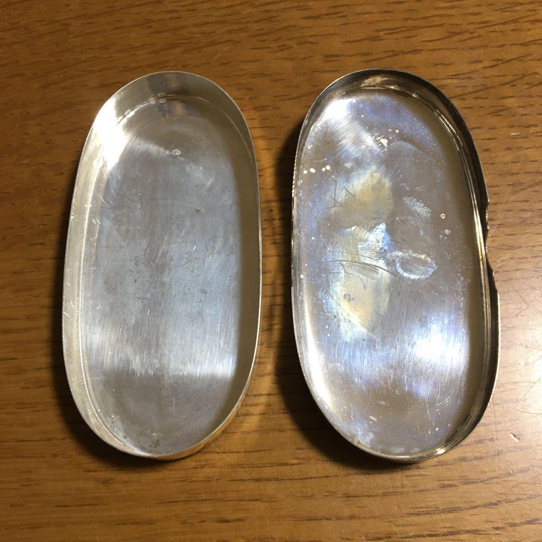 純銀製ようじ入れ　広正刻