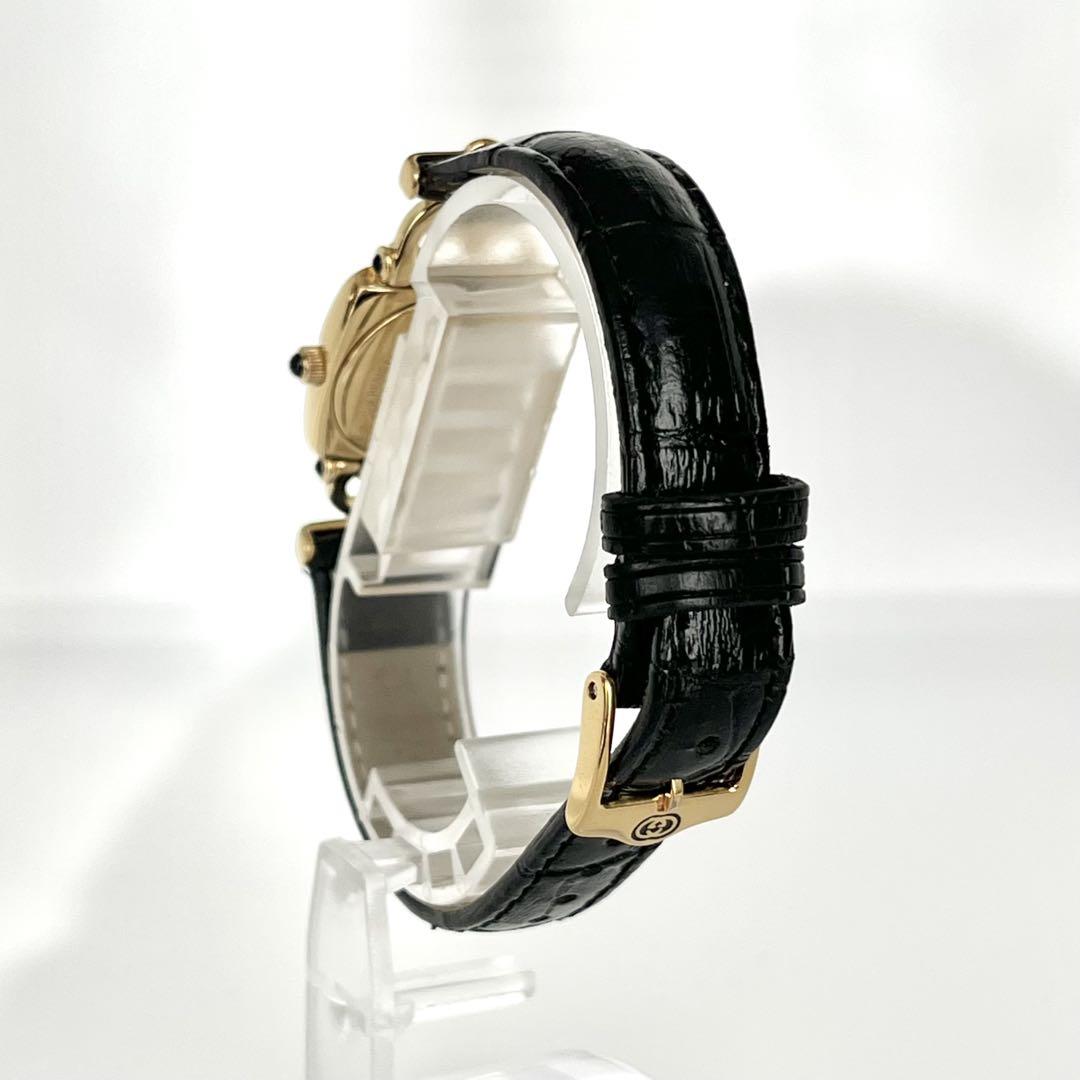 ⭐【美品希少レア】グッチGUCCI6300Lゴールド腕時計(新品電池稼働品) ⭐【美品希少レア】グッチGUCCI6300Lゴールド腕時計(新品電池