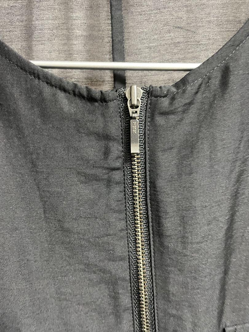 【洗える】リヨセルナイロンワッシャー ノーカラーブルゾン ICB L 24ss