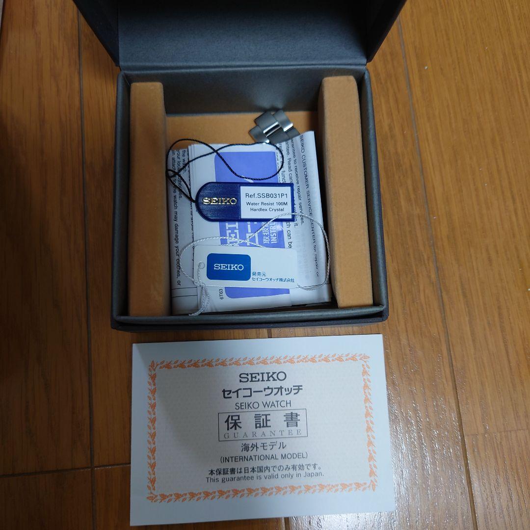 SEIKO SSB031P1 クロノグラフ 時計