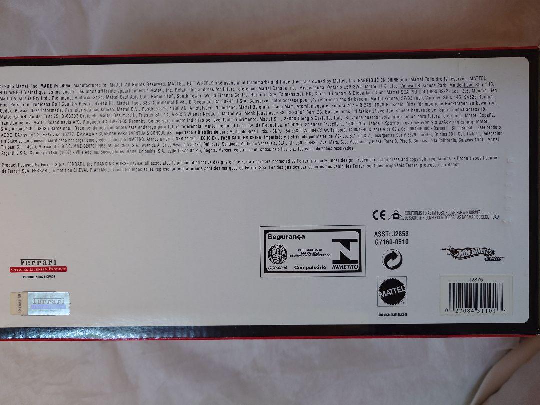 Hot Wheels Ferrari 599 GTB 1:18 ✩新品・未開封✩