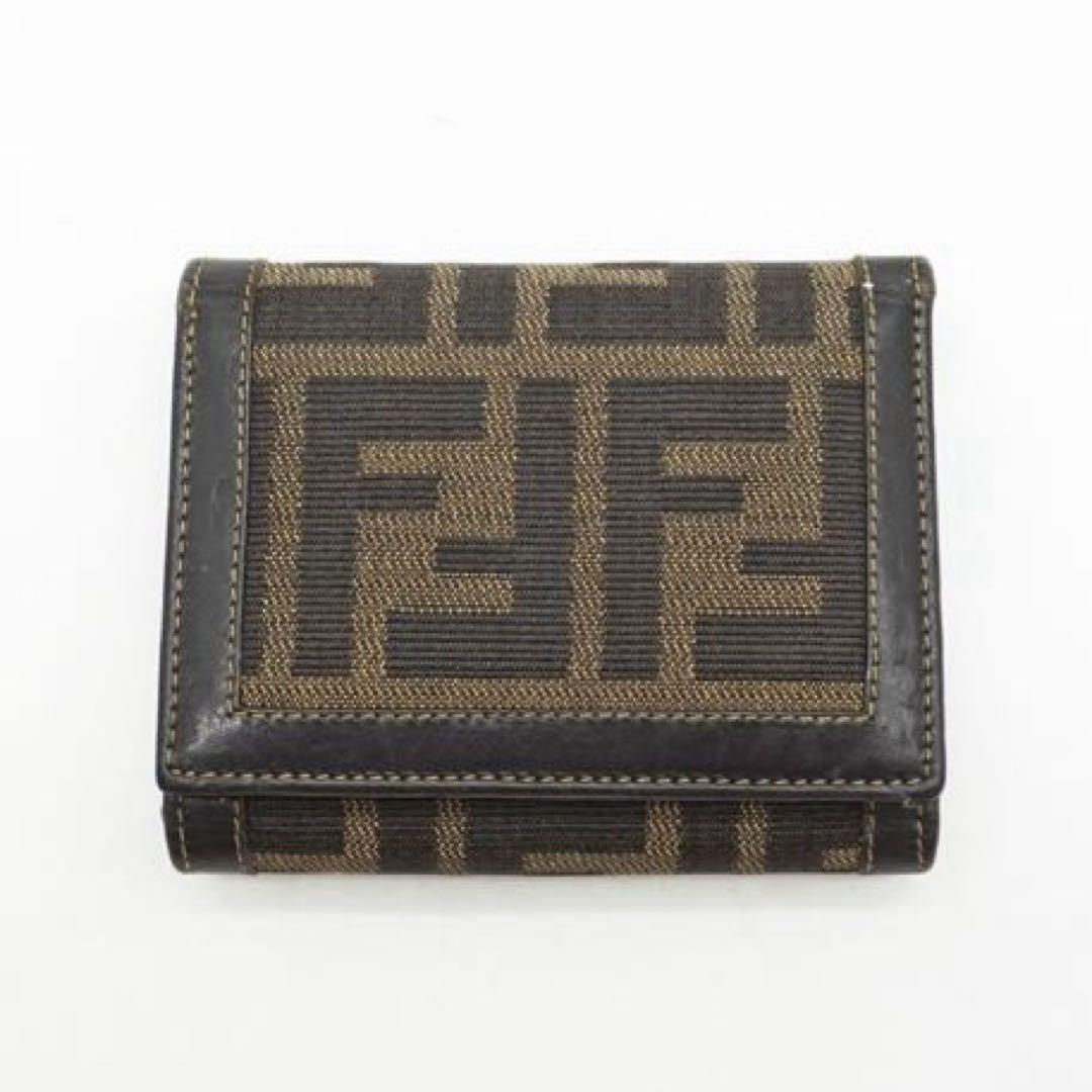 FENDI ズッカ 3つ折り財布