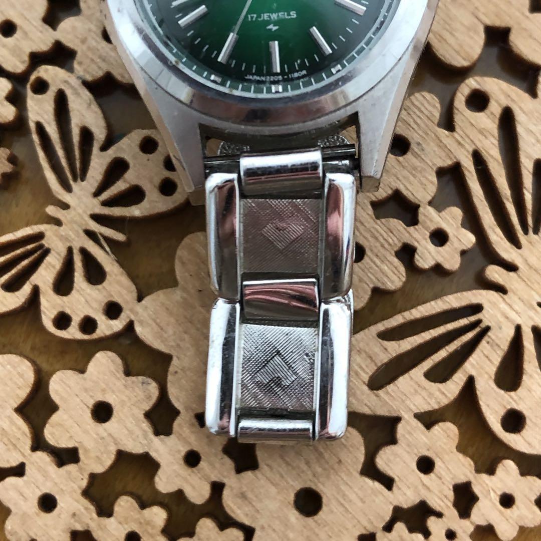 SEIKO 自動巻き時計 642770 17石 グリーン SEIKO 自動巻き時計 642770 17石 グリーン 時計