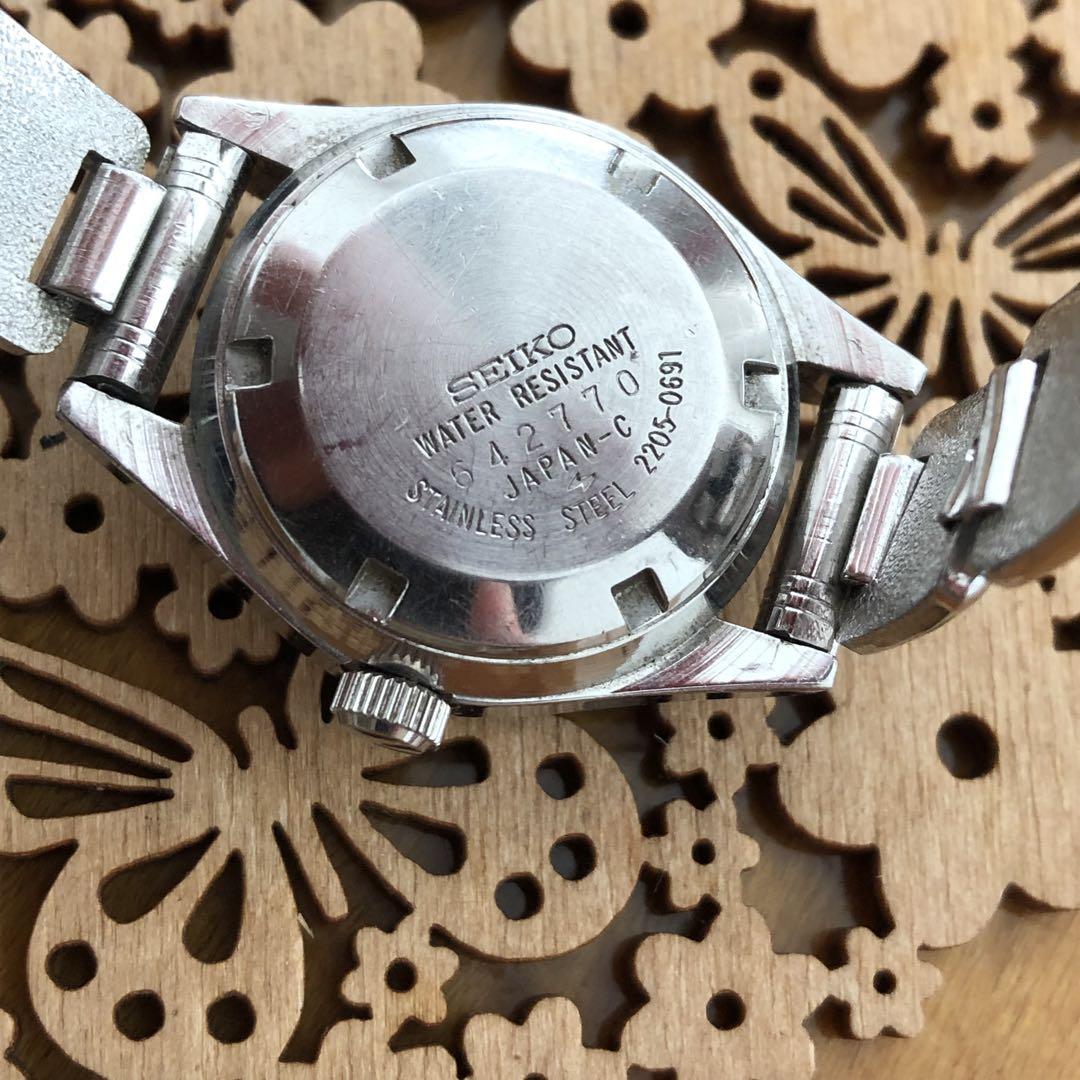 SEIKO 自動巻き時計 642770 17石 グリーン SEIKO 自動巻き時計 642770 17石 グリーン 時計