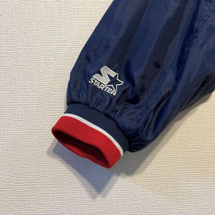 定番大特価 MLB XLアノラックナイロンジャケット 刺繍 紺 z7sPX-m18511110424 インディアンス スターター セール豊富な