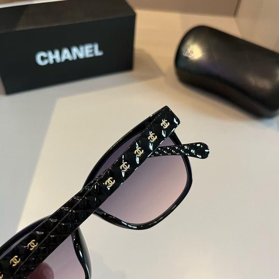CHANEL シャネルブラック キャットアイ サングラス グラデーション CHANEL ブラック キャットアイ サングラス - メルカリ