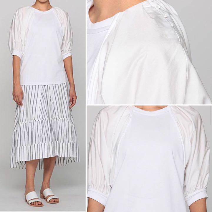 人気ブランドからコーディネートを探す お値下げ3.1 PHILLIP LIM SS RAGLAN COTTON TOP カットソー(半袖+袖なし)