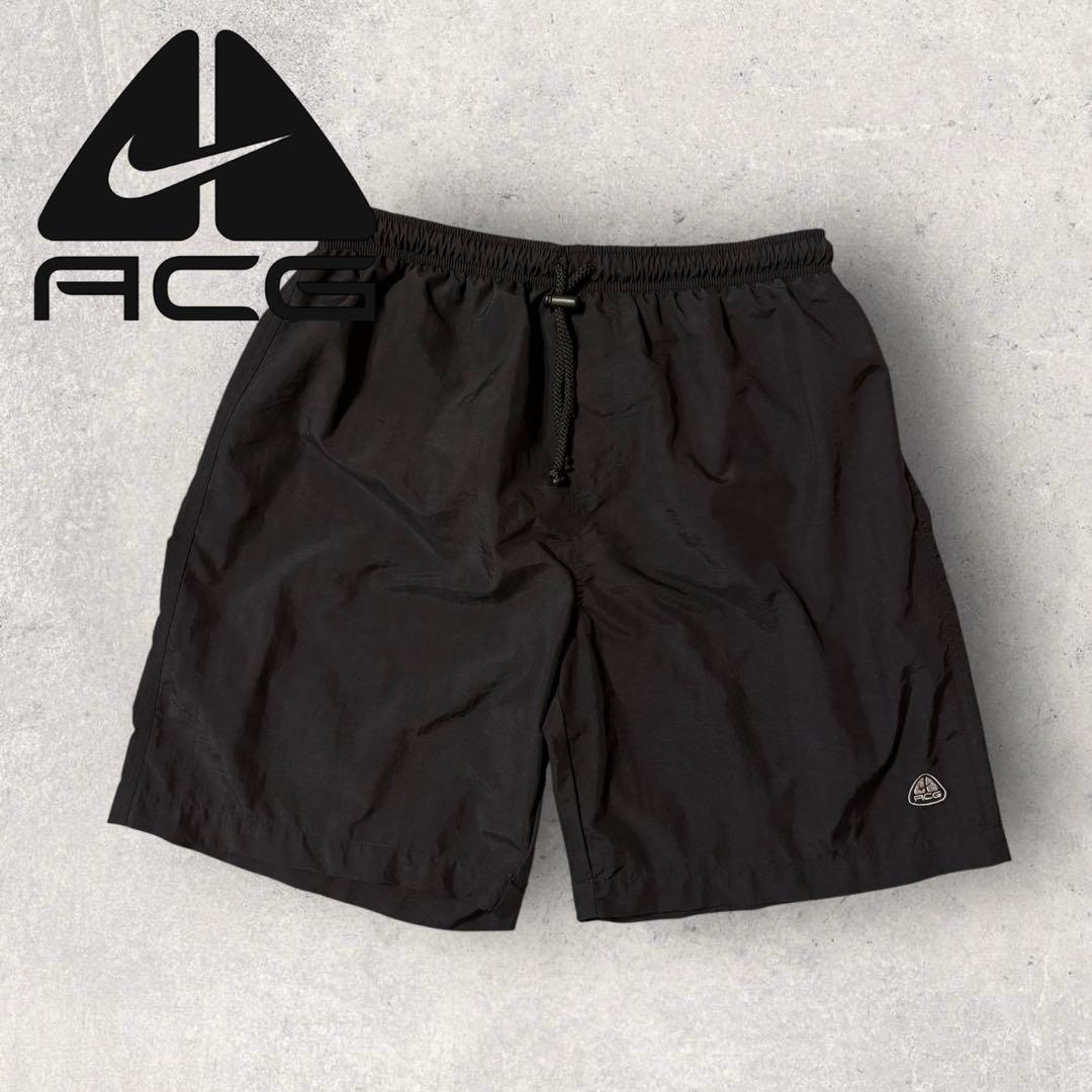 00s NIKE ACG ナイキ ナイロン ショーツ ハーフパンツ L NIKE - NIKE ACG ナイロンショーツ ショートパンツ 多機能 00's