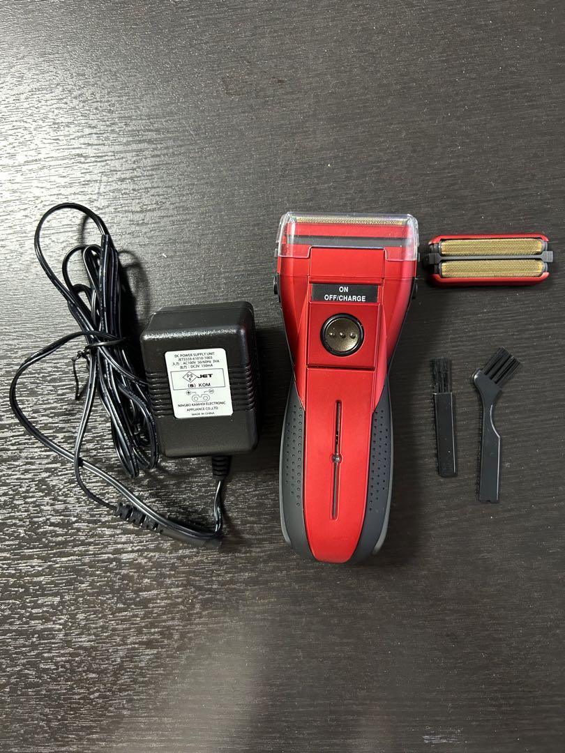 RSM-621 メンズ電気シェーバー 赤