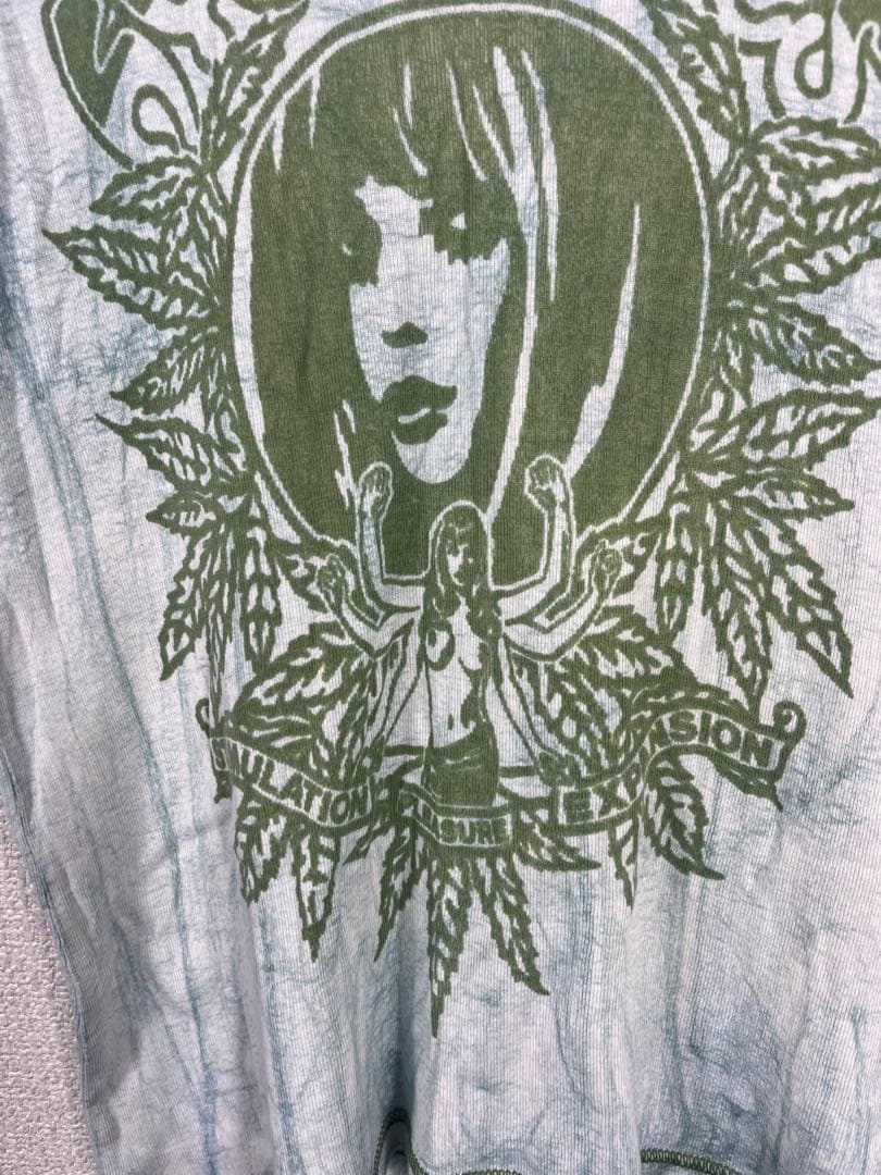 ヒステリックグラマー　レディース　タイダイ染め　半袖tシャツ　カットソートップス