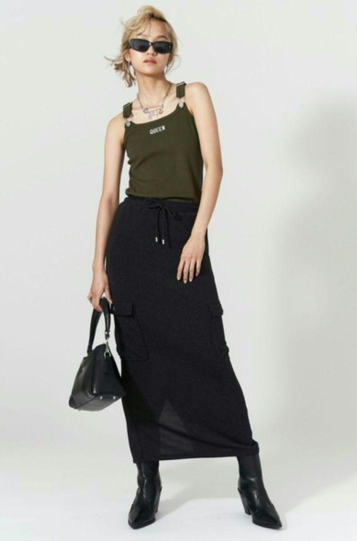 PAMEO POSE　Glitter Skirt ロングスカートMサイズ