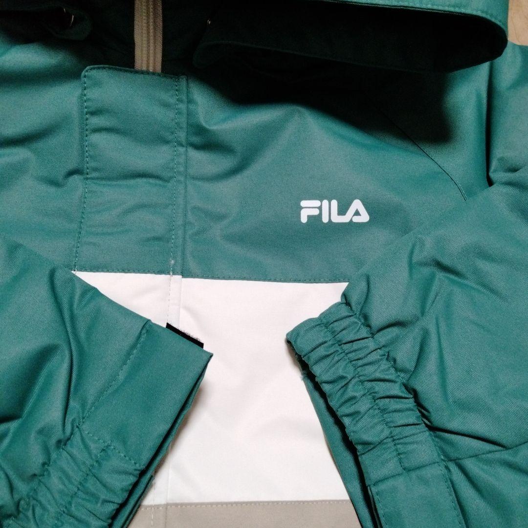 未使用品　FILA スノーウェアセット 140サイズ グリーン