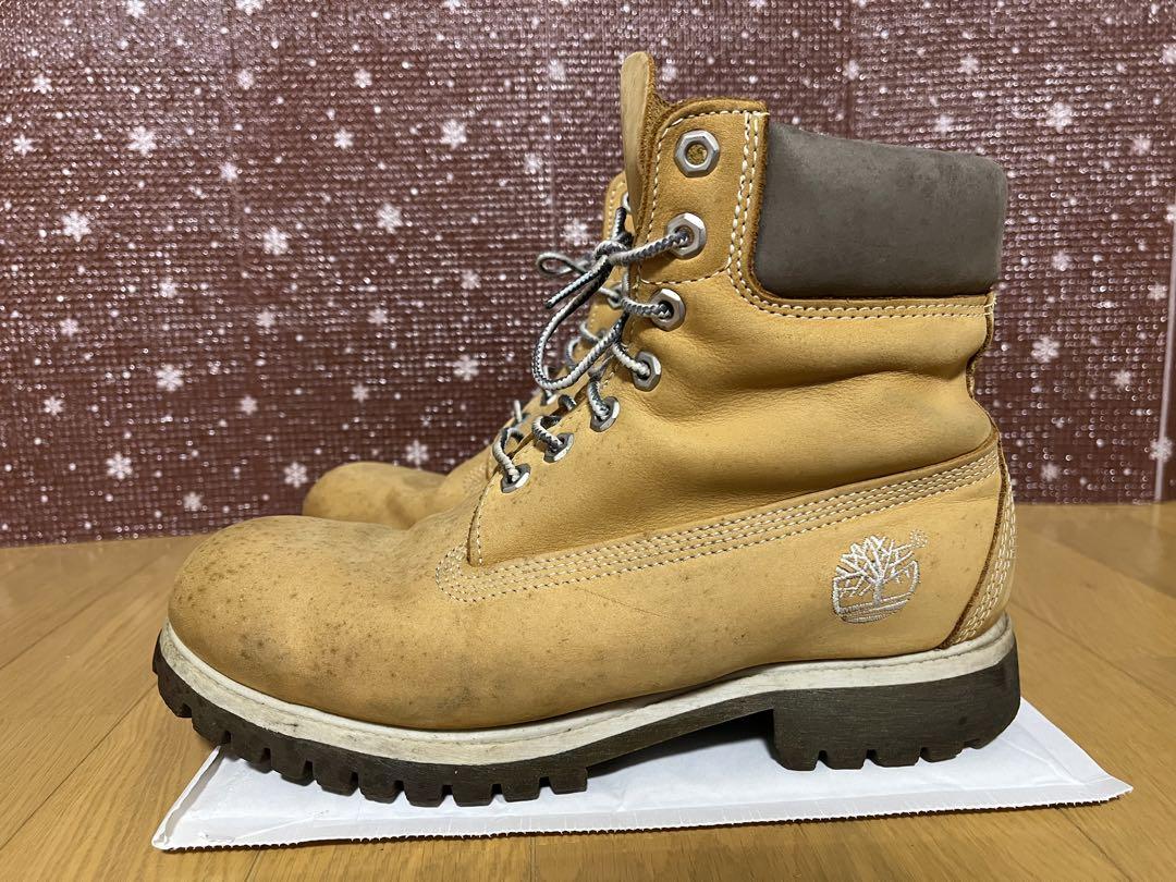 Timberland ベージュ ハイカットブーツ Timberland ベージュハイカットブーツ