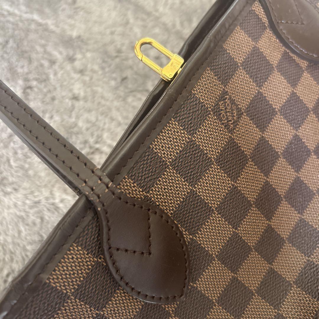 ルイヴィトン ダミエ ネヴァーフル PM VUITTON ポーチ付き