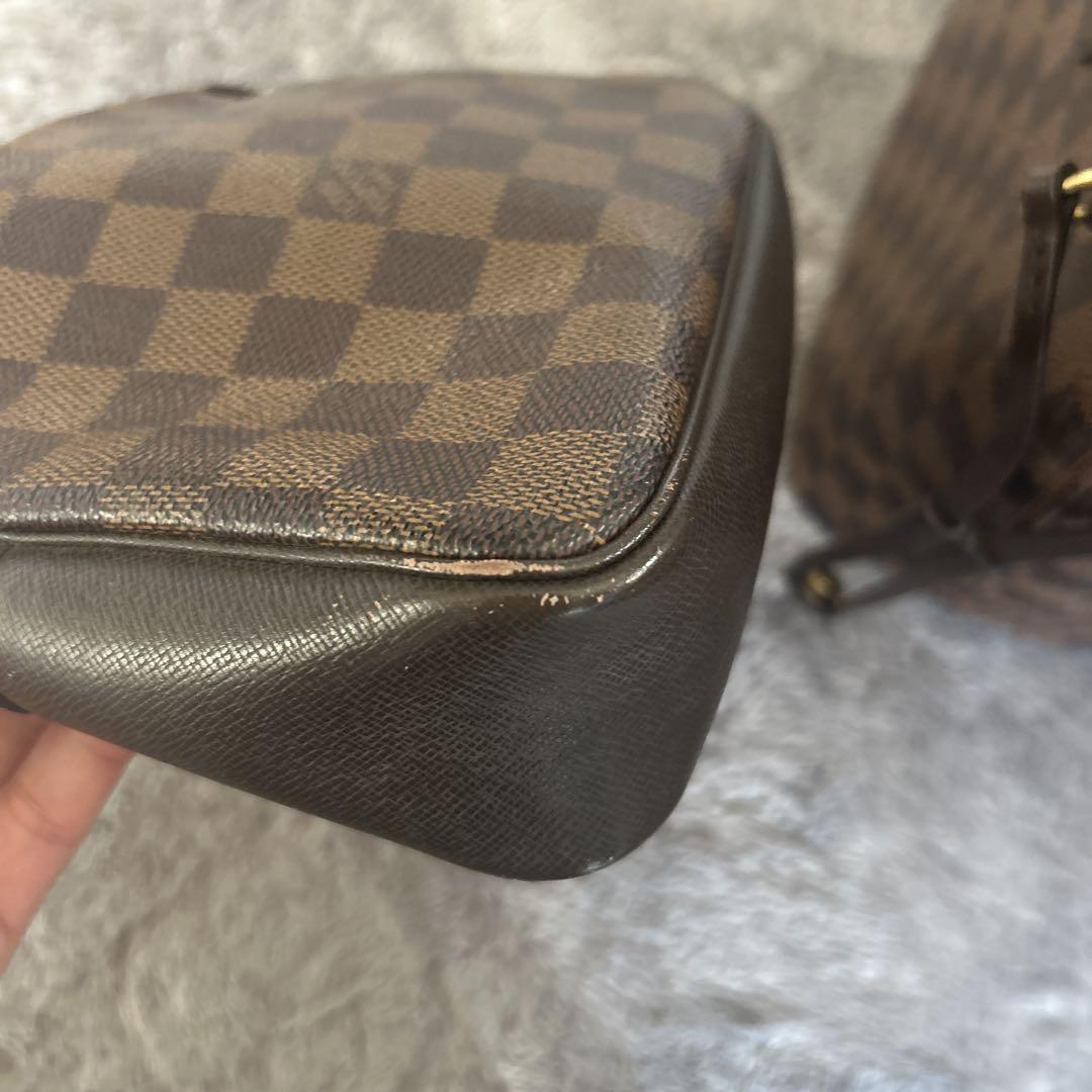 ルイヴィトン ダミエ ネヴァーフル PM VUITTON ポーチ付き