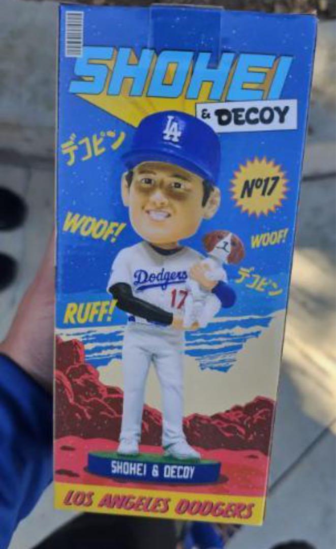 【レア】2024 大谷翔平 デコピン FOCO製 ボブルヘッド ドジャース
